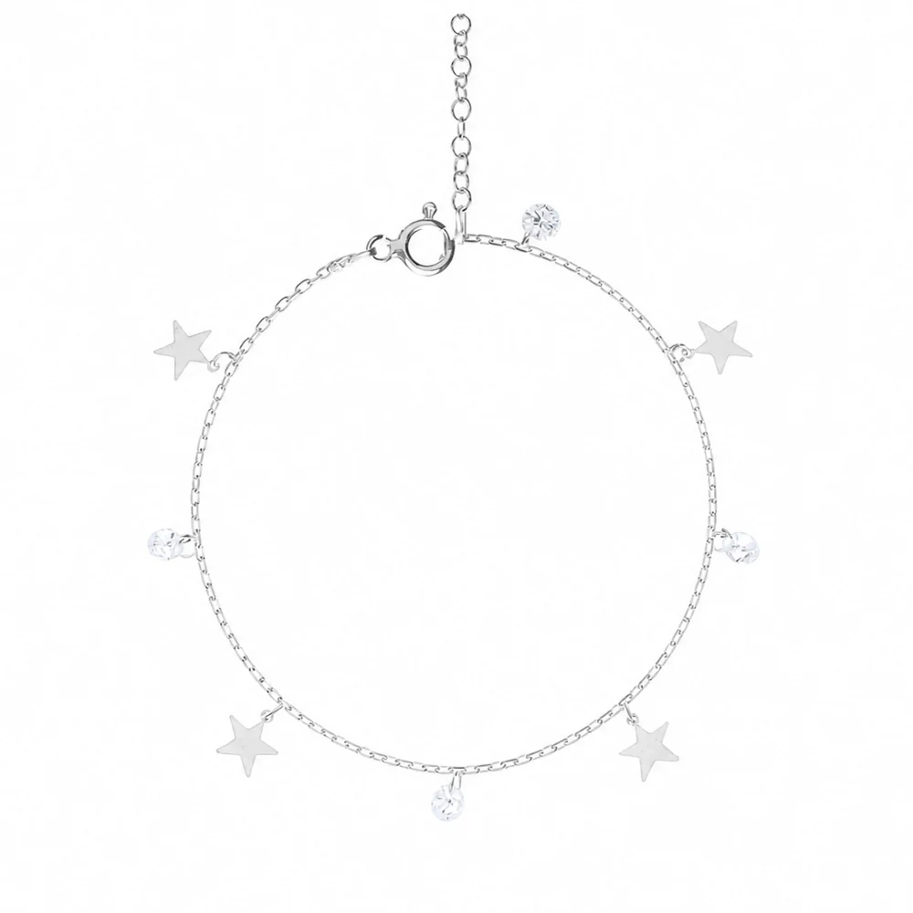Pulsera estrellas | joyería en oro | ref. DCP9PP0008 | Plata 925 | DeColombia Joyas