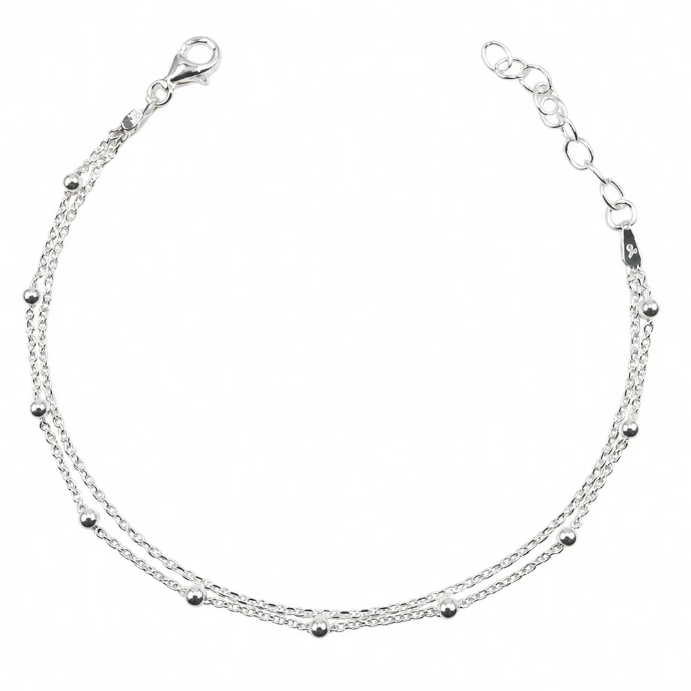 Pulsera bolitas | joyería en oro | ref. DCP9PP0010 | Plata 925 | DeColombia Joyas