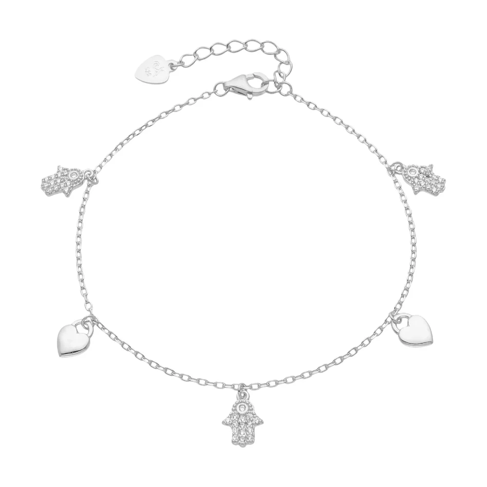 Pulsera Hamsa | joyería en oro | ref. TJP9PP0001 | Plata 925 | DeColombia Joyas