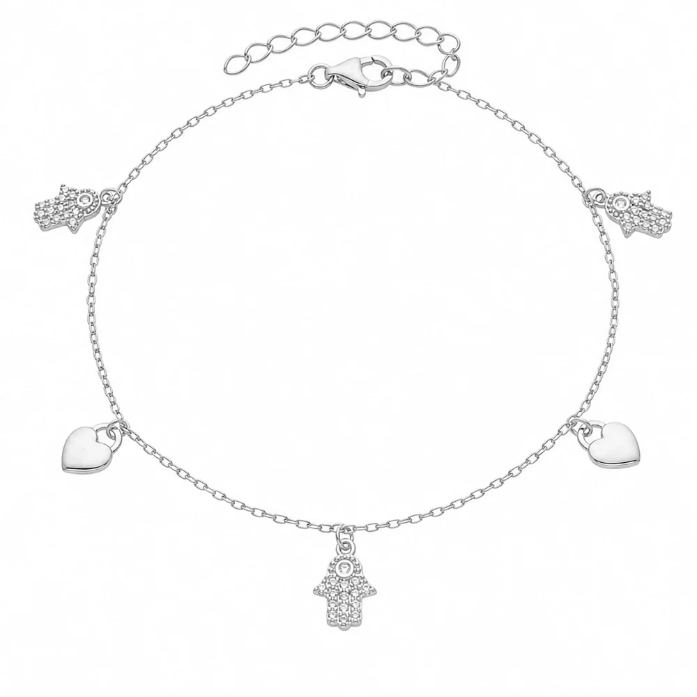 Pulsera Hamsa | joyería en oro | ref. TJP9PP0001 | Plata 925 | DeColombia Joyas