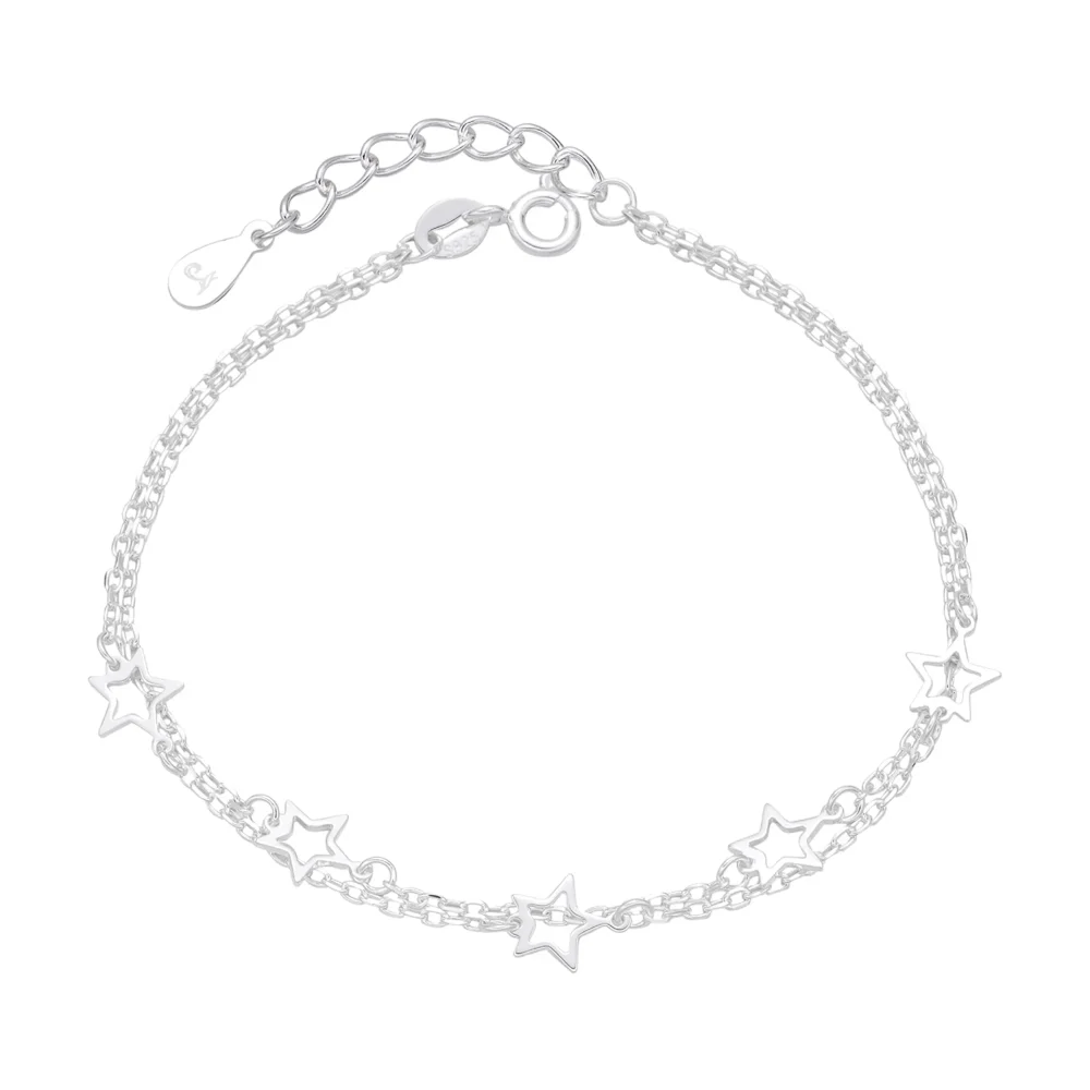 Pulsera estrellas mini | joyería en oro | ref. TJP9PP0015 | Plata 925 | DeColombia Joyas