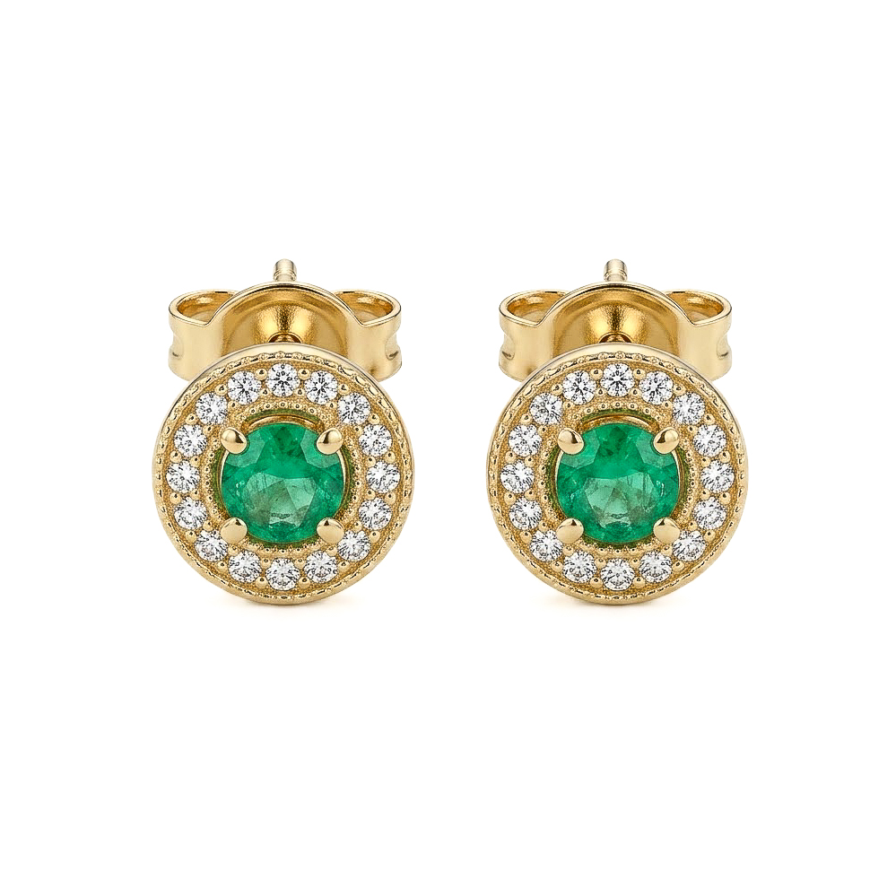 Topos Lia | joyería en oro | ref. TO248 | Oro 18k Esmeralda | DeColombia Joyas