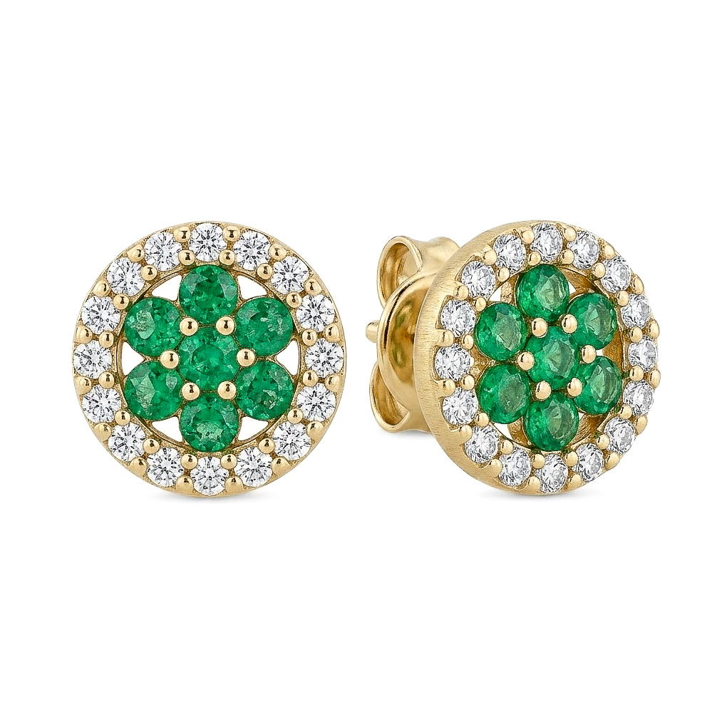 Topos Estelar | joyería en oro | ref. TO249 | Oro 18k Esmeralda | DeColombia Joyas