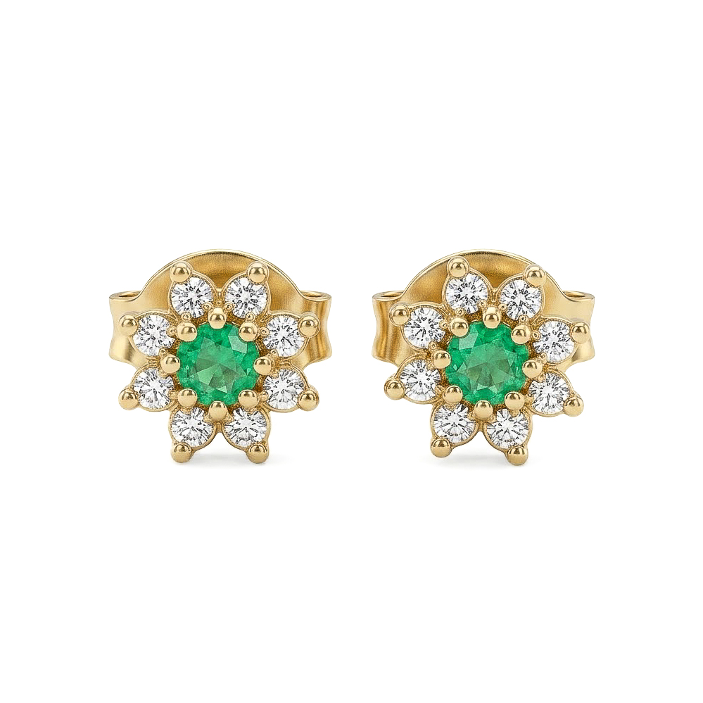 Topos Indiana | joyería en oro | ref. TO250 | Oro 18k Esmeralda | DeColombia Joyas