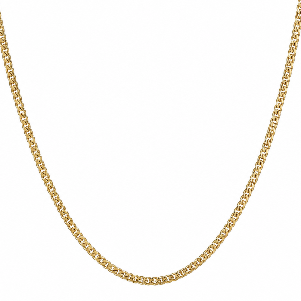 Cadena Mini Cubana | joyería en oro | ref. cd1ta14 | Oro 18k | DeColombia Joyas