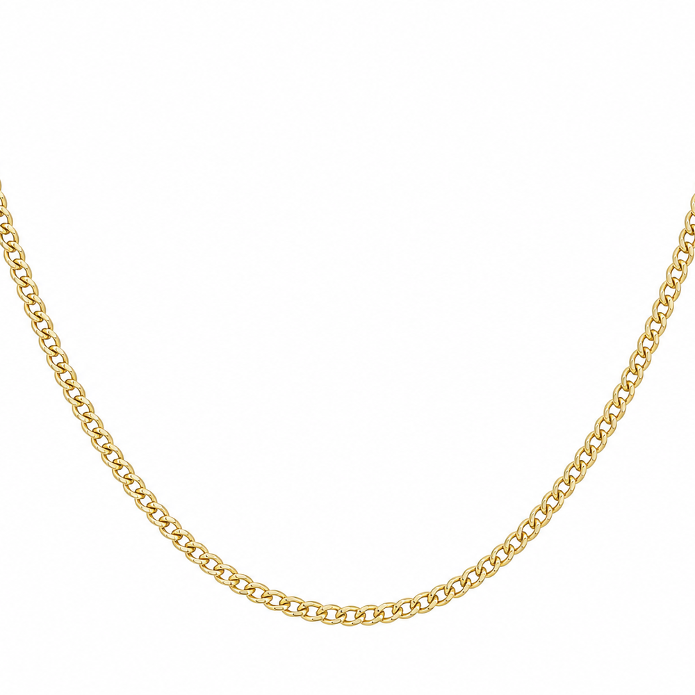 Cadena Mini Cubana | joyería en oro | ref. cd1ta14 | Oro 18k | DeColombia Joyas