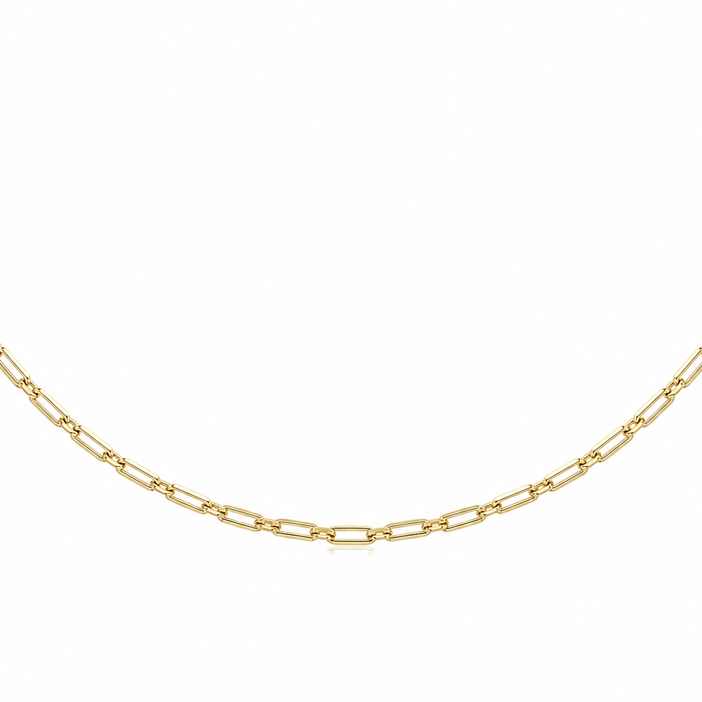 Cadena Paper Clip Punto | joyería en oro | ref. cd1ta2 | Oro 18k | DeColombia Joyas