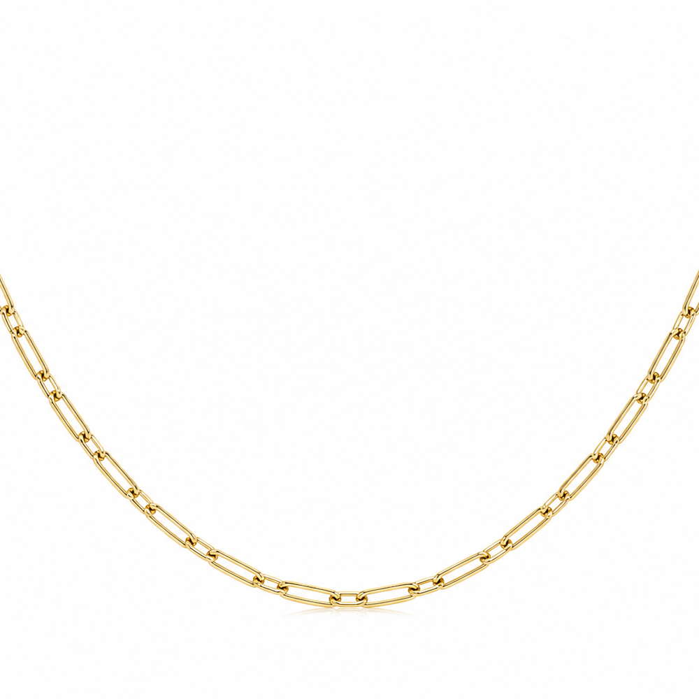 Cadena Paper Clip Punto | joyería en oro | ref. cd1ta2 | Oro 18k | DeColombia Joyas