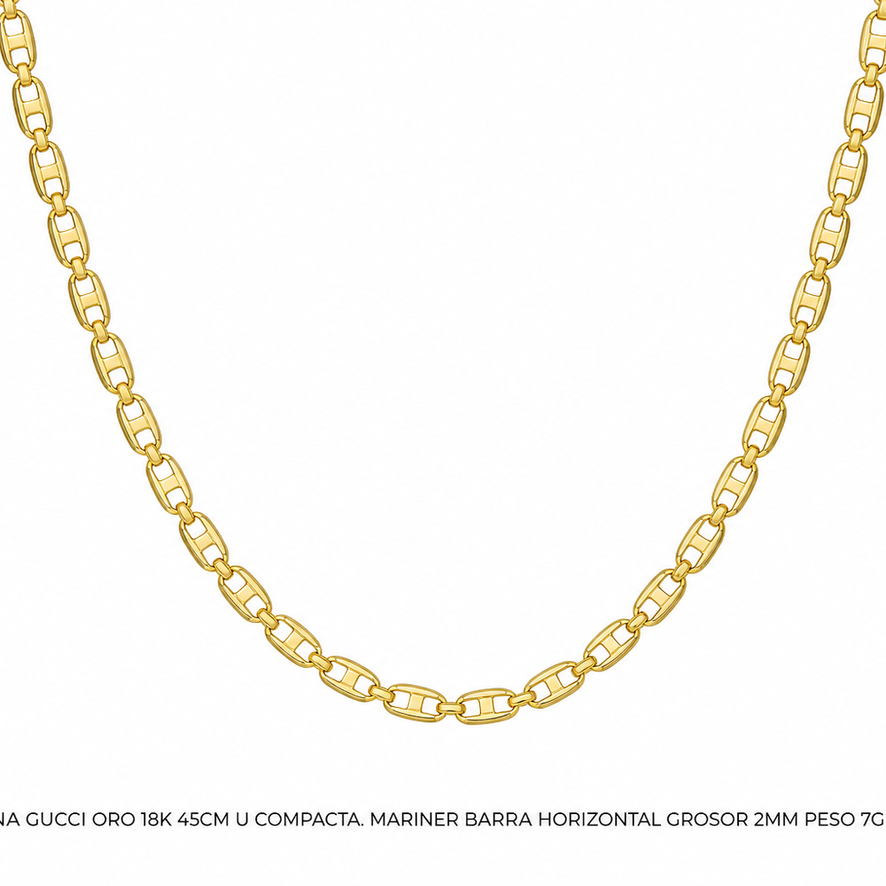 Cadena Gucci | joyería en oro | ref. cidgg16 | Oro 18k | DeColombia Joyas