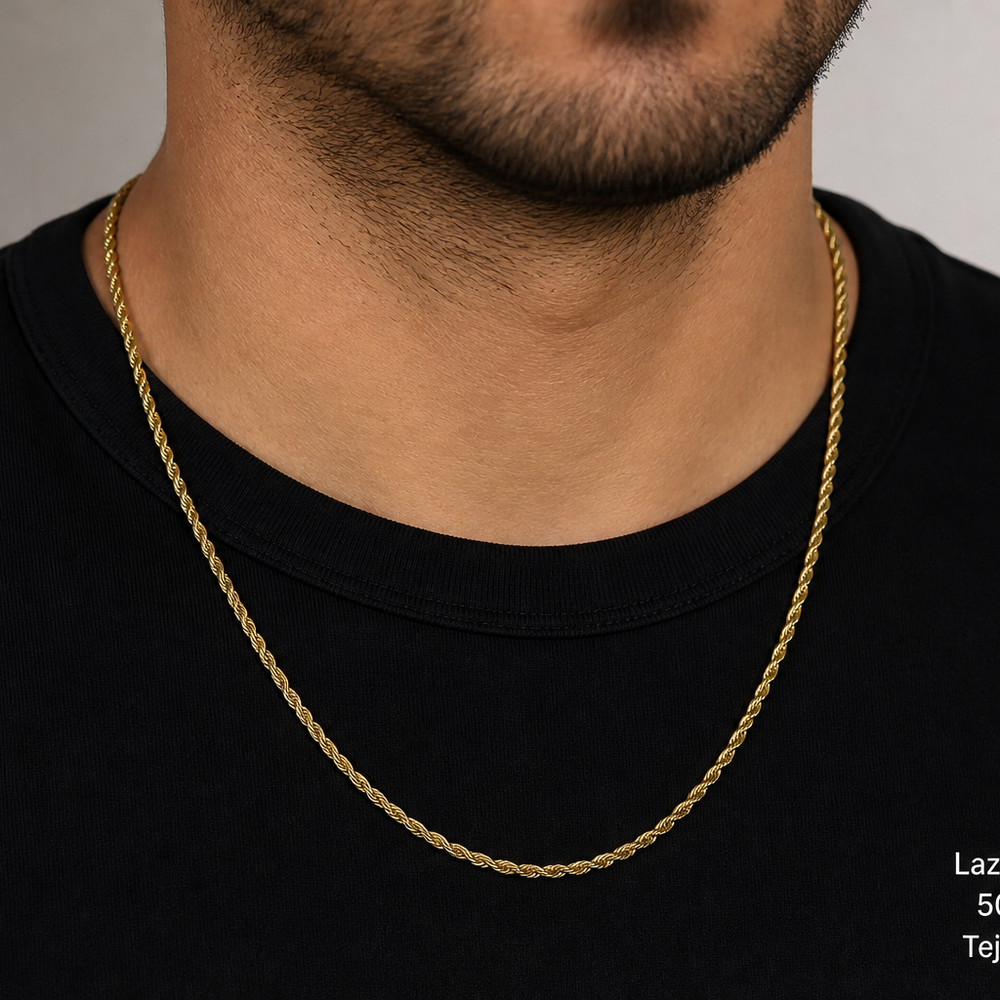 Cadena Lazo Franciscano | joyería en oro | ref. cil11 | Oro 18k | DeColombia Joyas | imagen 2