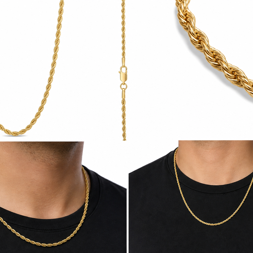 Cadena Lazo Franciscano | joyería en oro | ref. cil11 | Oro 18k | DeColombia Joyas