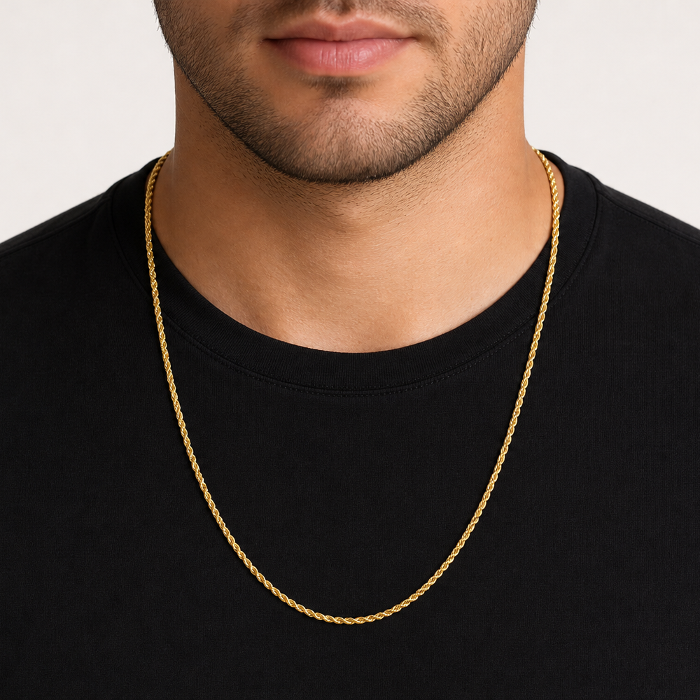 Cadena Lazo Franciscano | joyería en oro | ref. cil14 | Oro 18k | DeColombia Joyas | imagen 2