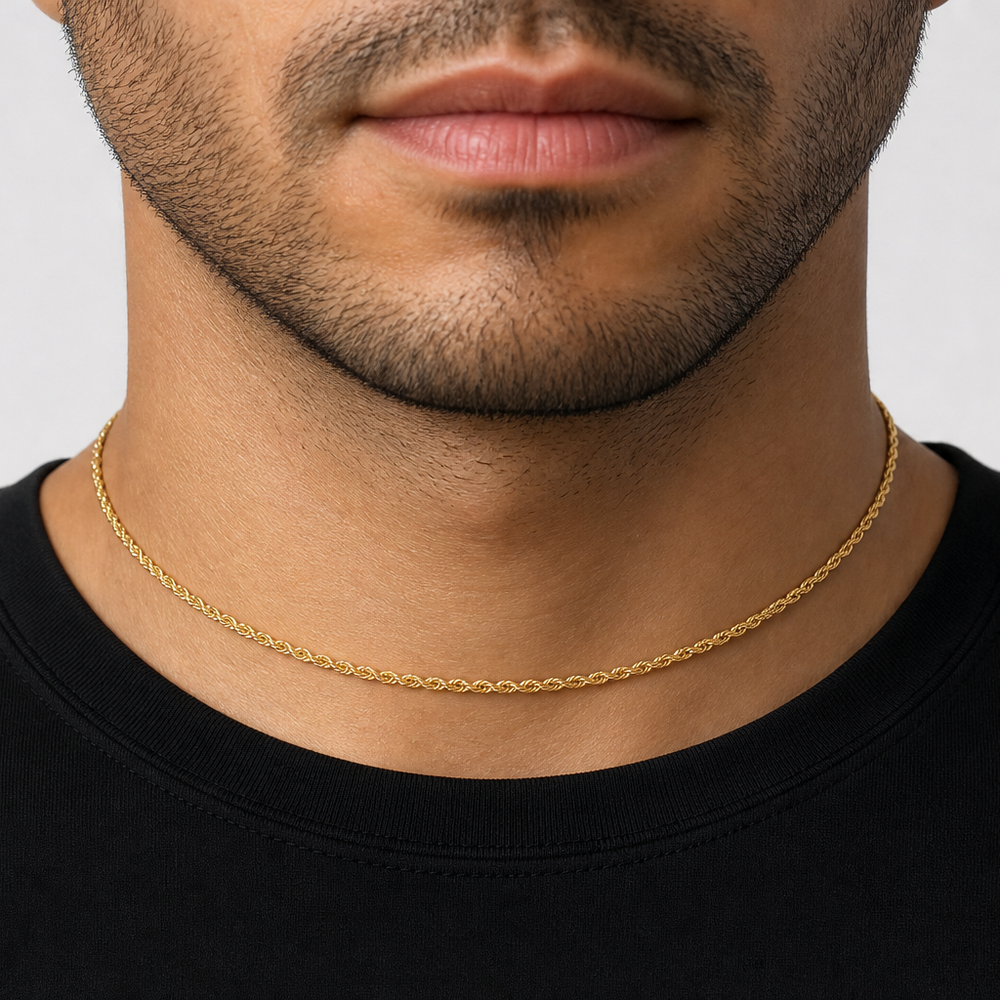 Cadena Lazo Franciscano | joyería en oro | ref. cil3 | Oro 18k | DeColombia Joyas | imagen 2