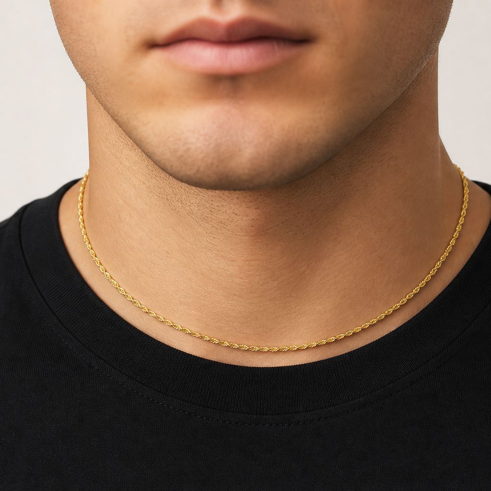 Cadena Lazo Franciscano | joyería en oro | ref. cil4 | Oro 18k | DeColombia Joyas | imagen 2