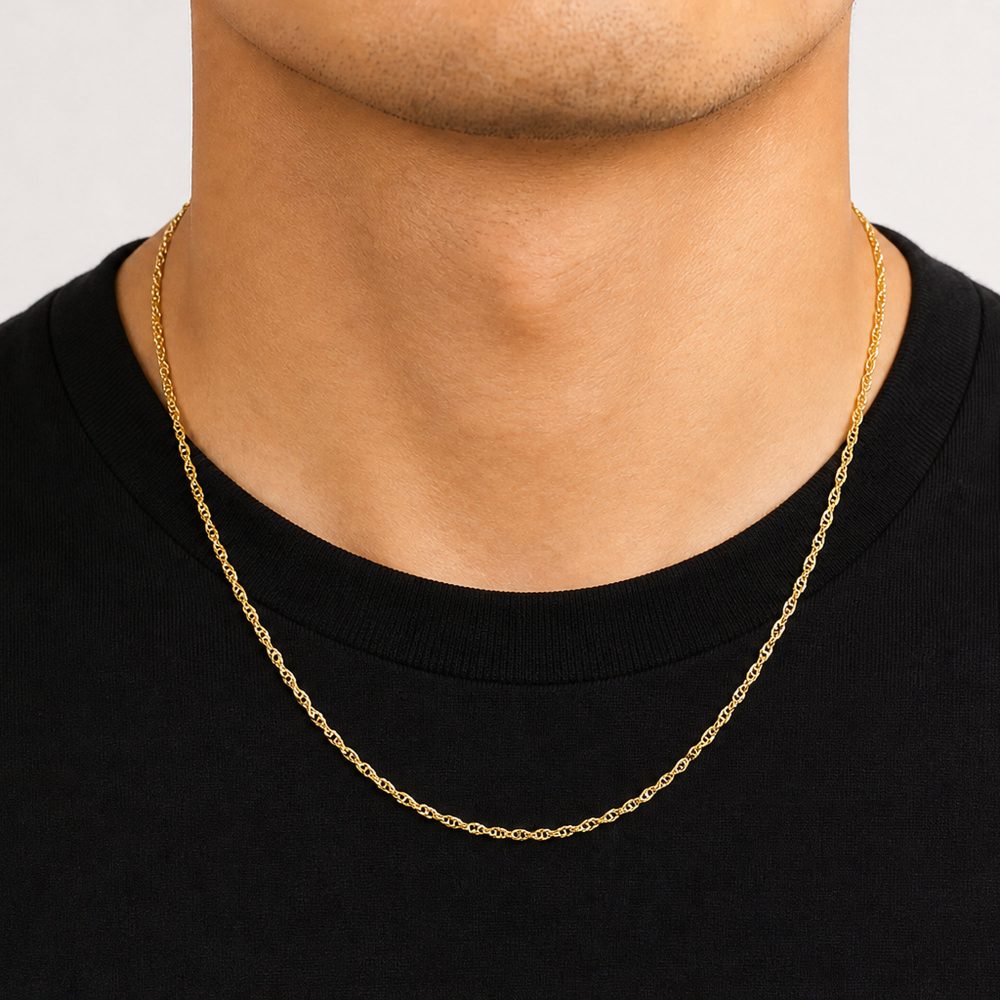 Cadena Singapur | joyería en oro | ref. cisp3 | Oro 18k | DeColombia Joyas | imagen 2