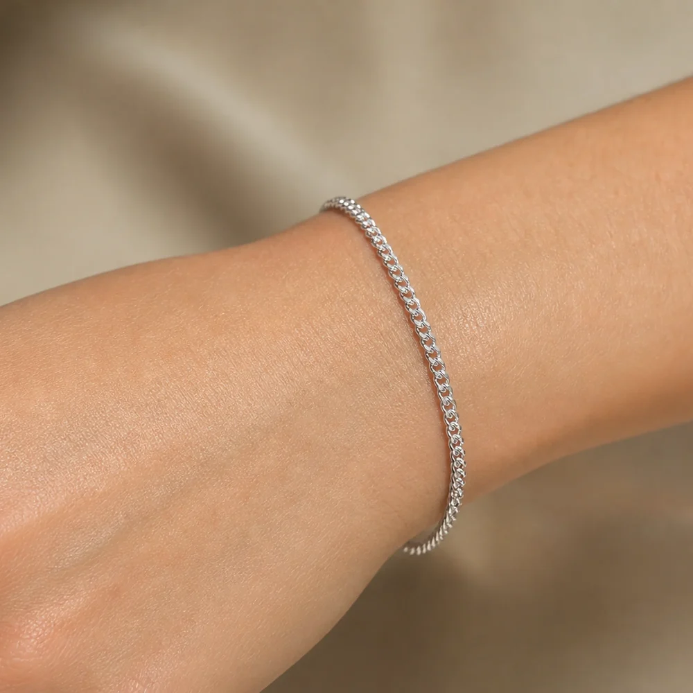 Pulsera Cubana diamantada | joyería en oro | ref. ID 195012 | DeColombia Joyas | imagen 2